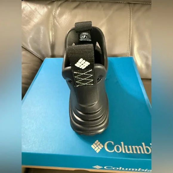 Columbia Black Waterproof Short Rain Clog. Size 13 - Picture 5 of 6